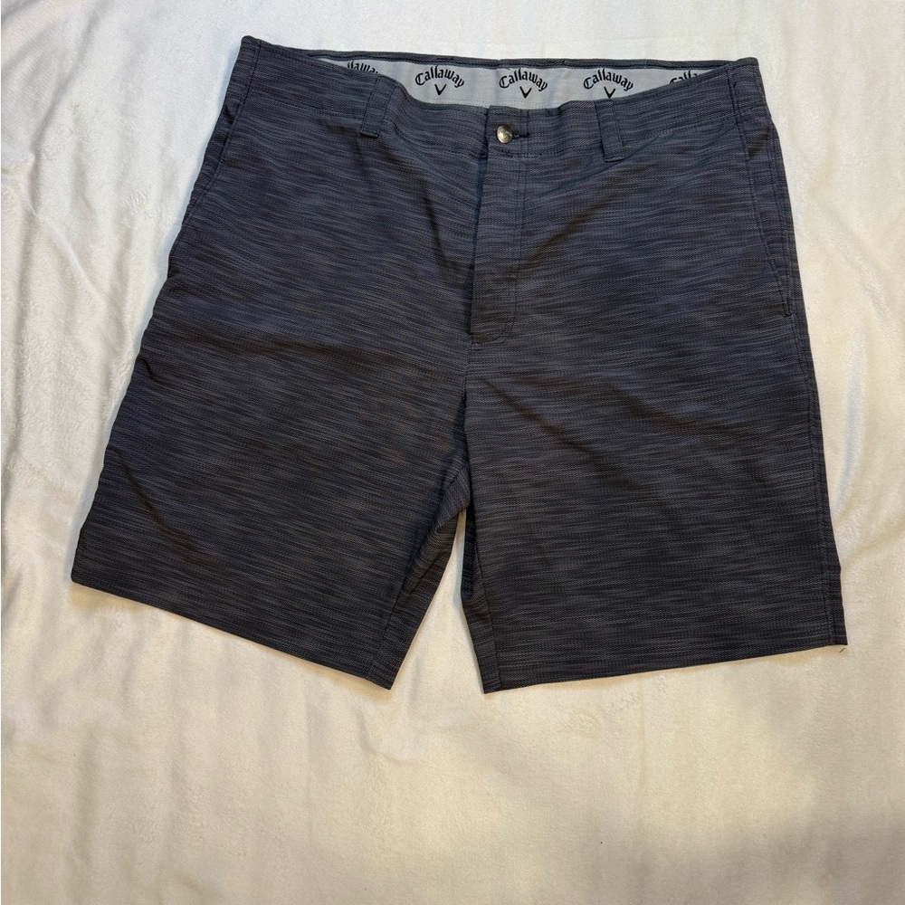 Callaway Gray Patterned Shorts